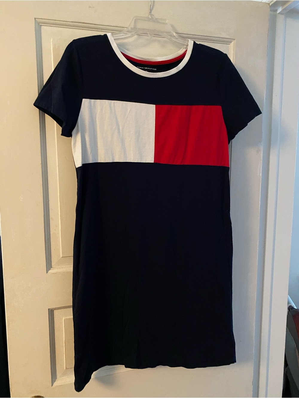 Tommy Hilfiger Red, White, Blue Dress, Size Large